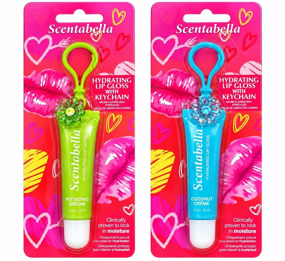 Lip Gloss Bundle Of TWO With Keychain